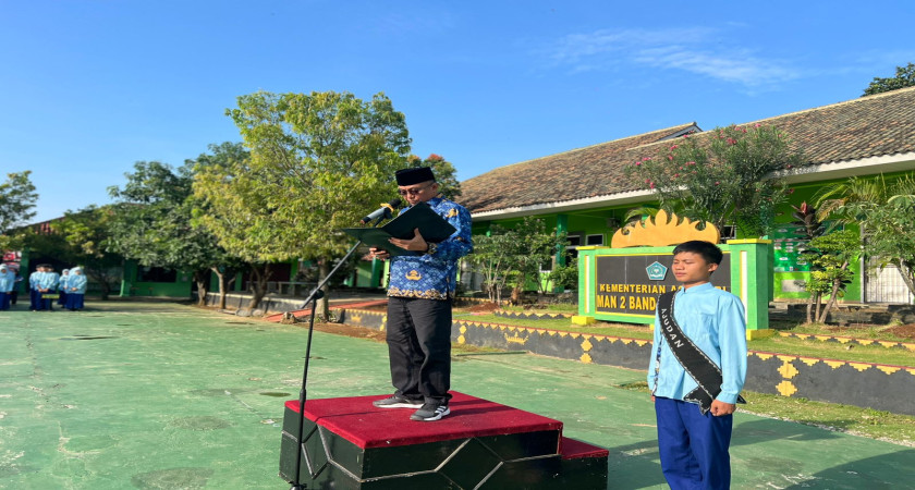Khidmat, MAN 2 Bandar Lampung Peringati Hari Kesaktian Pancasila