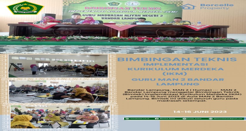 Selama Tiga Hari, MAN 2 Bandar Lampung Gelar Bimtek Implementasi Kurikulum Merdeka