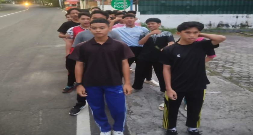 Siswa Asrama MAN 2 Bandar Lampung Laksanakan Kegiatan Lari Pagi di Luar Lingkungan Madrasah
