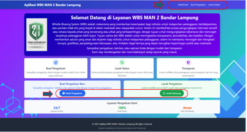 Panduan Pengguanaan WBS MAN 2 Bandar Lampung