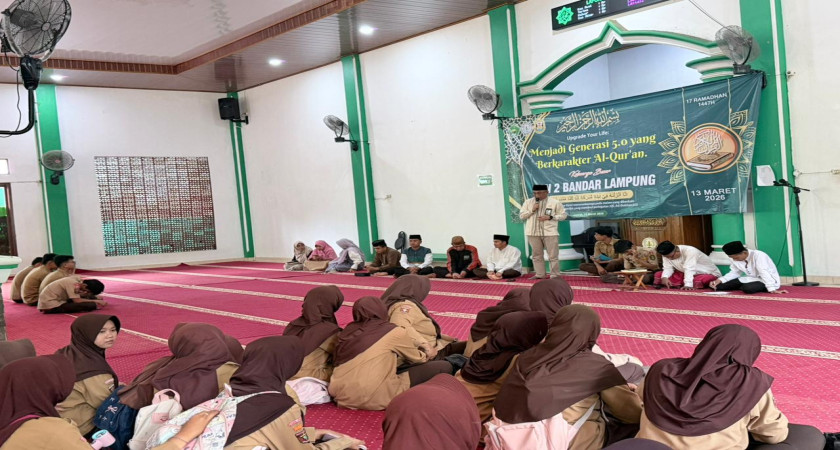 Peringatan Nuzulul Qur’an di Masjid Al Iman MAN 2 Bandar Lampung: Mewujudkan Generasi 5.0 Berkarakter Al-Qur’an