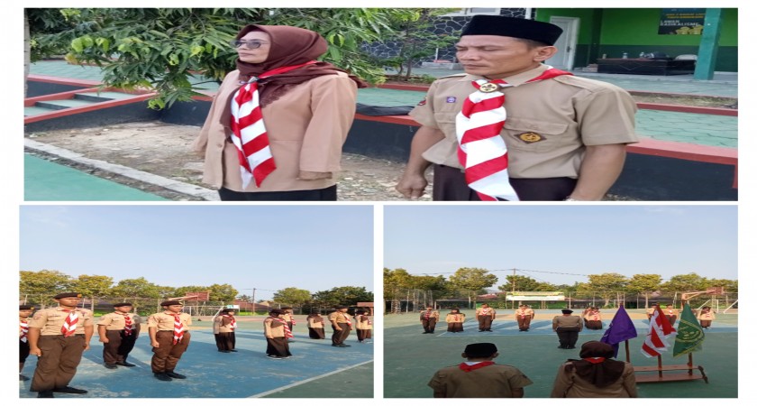 Ekstrakurikuler Pramuka Adakan Pengambilan Bantara untuk Siswa MAN 2 Balam