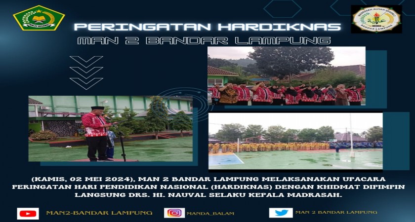 Khidmat, MAN 2 Balam Gelar Upacara Hari Pendidikan Nasional Tahun 2024