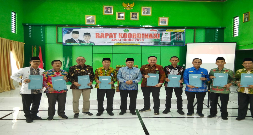 Rakor Kemenag Kota: Langkah MAN 2 Bandar Lampung Menuju Madrasah Unggulan 2026