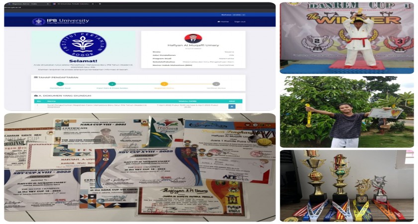 Dulang Prestasi Lomba Karate Tingkat Internasional Hantarkan Hafiyan, Siswa Kelas XII MAN 2 Balam Lulus di IPB Jalur Prestasi Internasional dan Nasional (PIN) Tahun 2022
