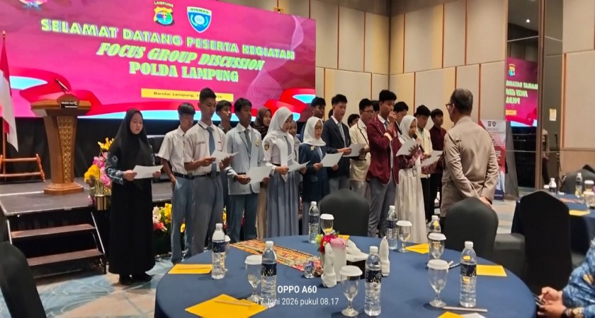 Polda Lampung Gelar FGD Bersama Pelajar dan Guru, MAN 2 Bandar Lampung Kuatkan Sinergi Cegah Kenakalan Remaja